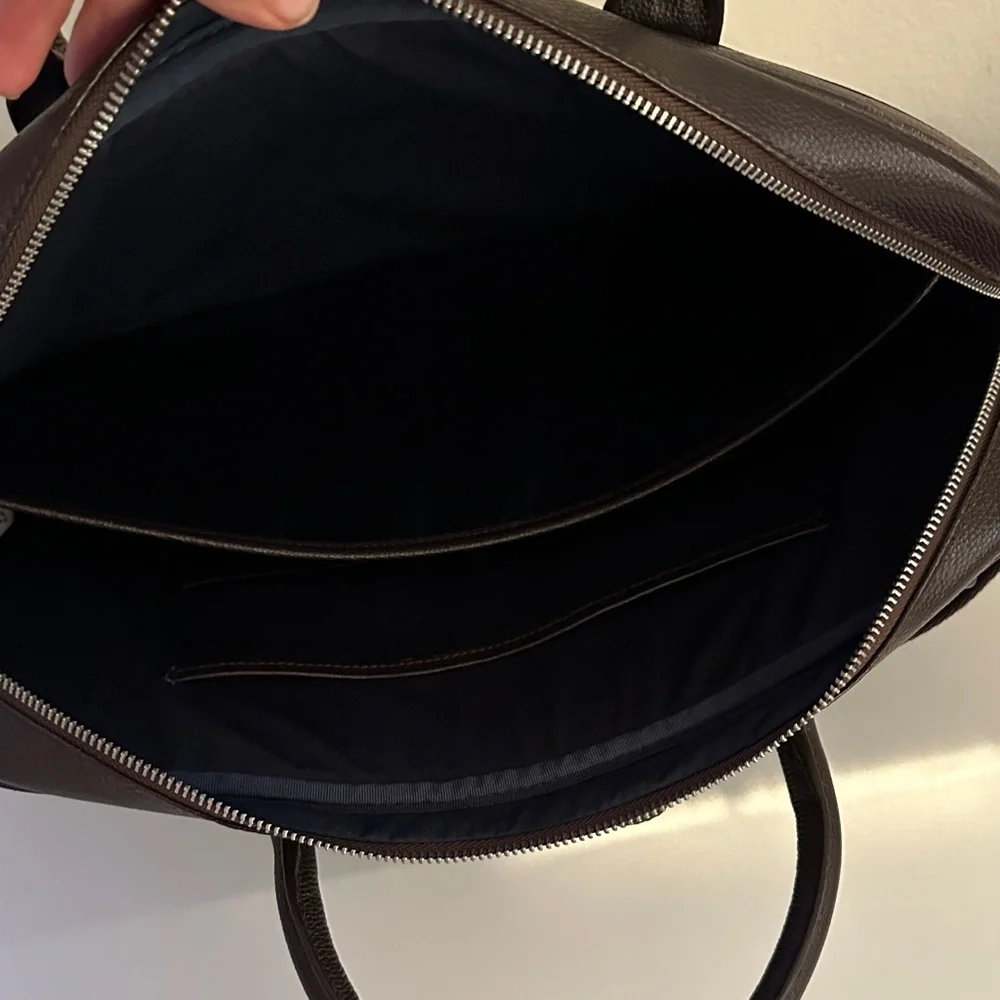 Samsonite Dark Brown Faux Leather Briefcase